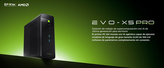 GMKtec EVO-X5 Pro: el PC agentivo de nueva generación con 192 GB de memoria e IA local de hasta 300B