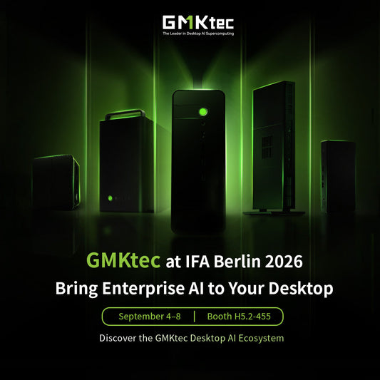 GMKtec en IFA 2026: llevando la computación de IA local al escritorio