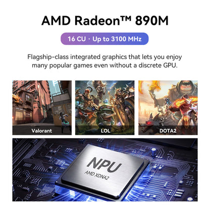 GMKtec EVO-X1 Pro Mini PC con IA AMD Ryzen™ AI 9 HX 470