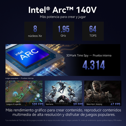 GMKtec NucBox K17 Plus Mini PC con IA Intel® Core™ Ultra 7 258V