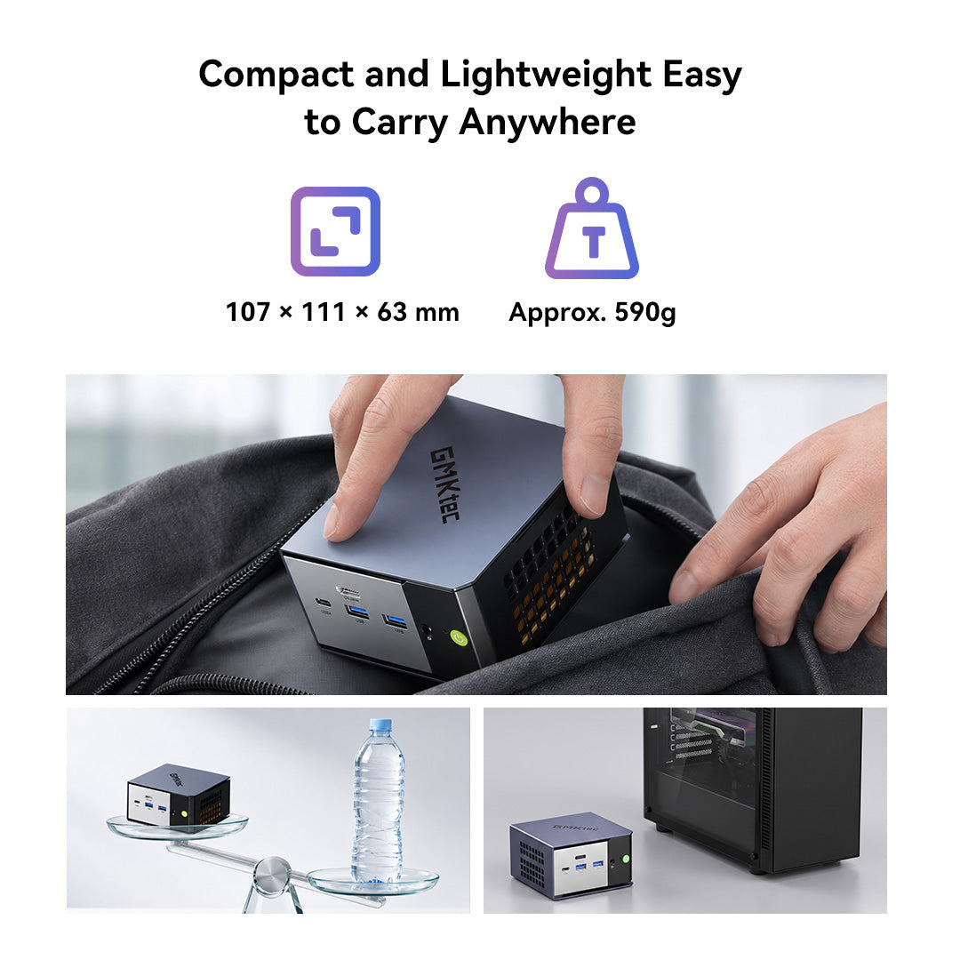 GMKtec EVO-X1 Pro Mini PC con IA AMD Ryzen™ AI 9 HX 470