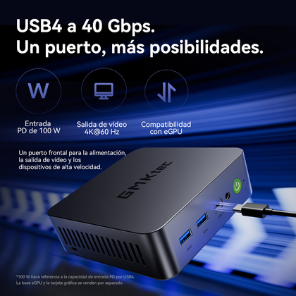 GMKtec NucBox K17 Plus Mini PC con IA Intel® Core™ Ultra 7 258V