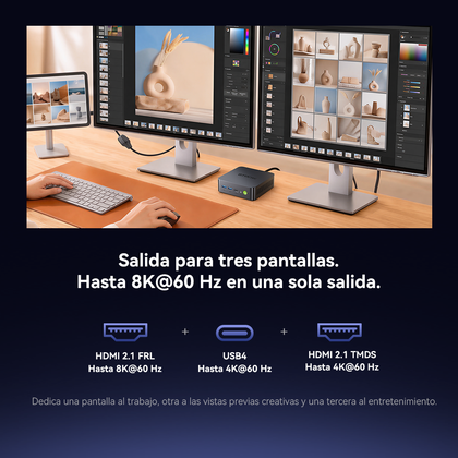GMKtec NucBox K17 Plus Mini PC con IA Intel® Core™ Ultra 7 258V