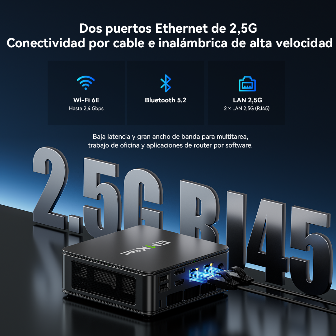 GMKtec NucBox M5S Mini PC con AMD Ryzen™ 3 5400U