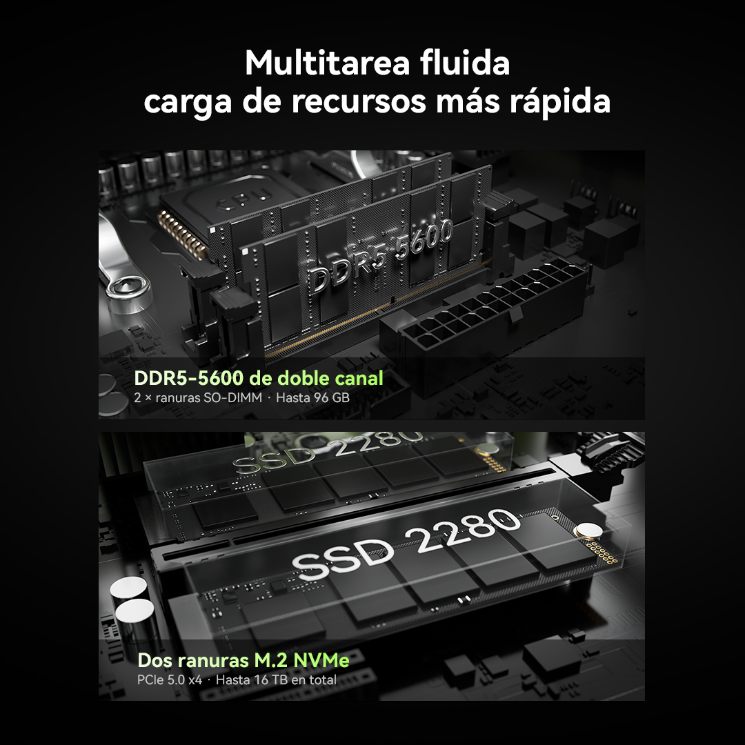 GMKtec NEO-X1 / NEO-X1 Pro PC gaming MODT con AMD Ryzen™ 9 9955HX / 9955HX3D