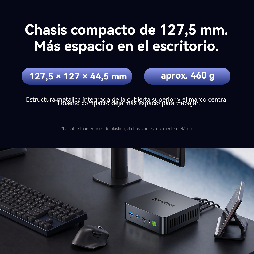 GMKtec NucBox K17 Plus Mini PC con IA Intel® Core™ Ultra 7 258V