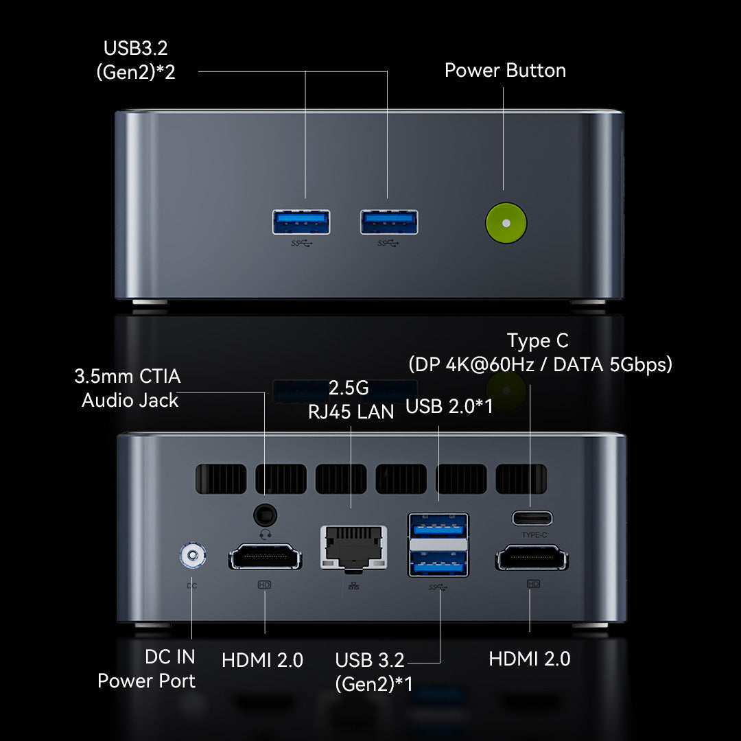 GMKtec NucBox M3 Pro Mini PC Intel® Core™ i5-13500H de 13.ª generación