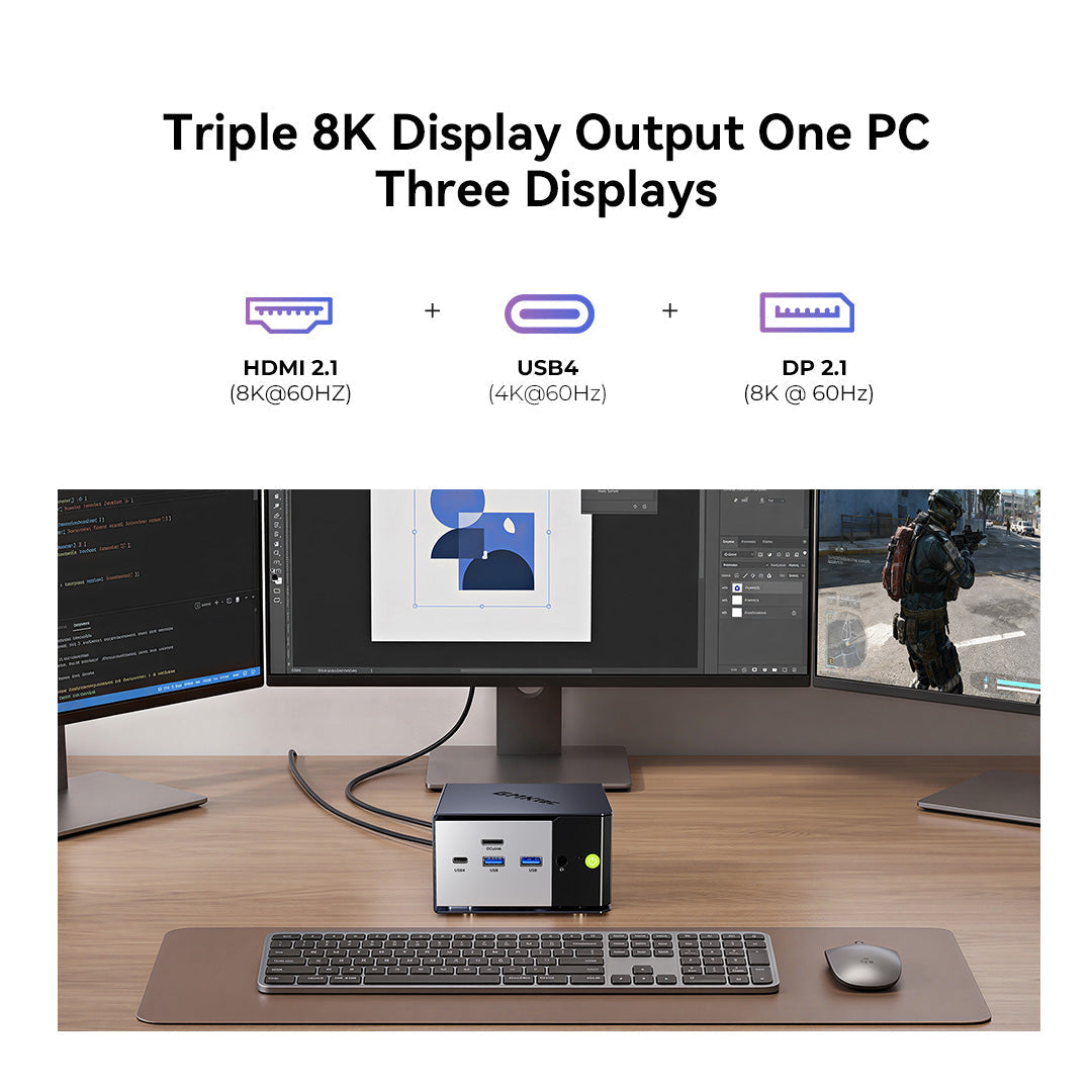 GMKtec EVO-X1 Pro Mini PC con IA AMD Ryzen™ AI 9 HX 470