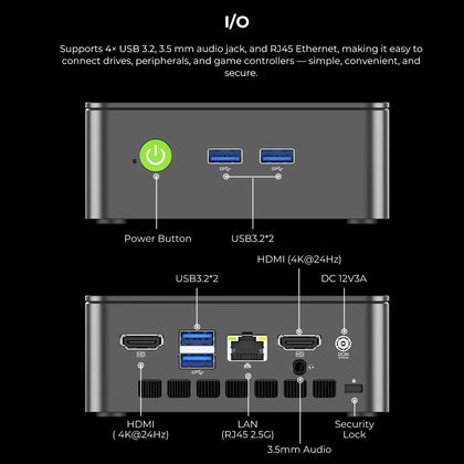 GMKtec NucBox G3 Pro Mini PC Intel® Core™ i3-10110U