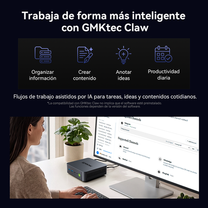 GMKtec NucBox K17 Plus Mini PC con IA Intel® Core™ Ultra 7 258V