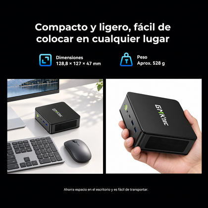 GMKtec NucBox M5S Mini PC con AMD Ryzen™ 3 5400U