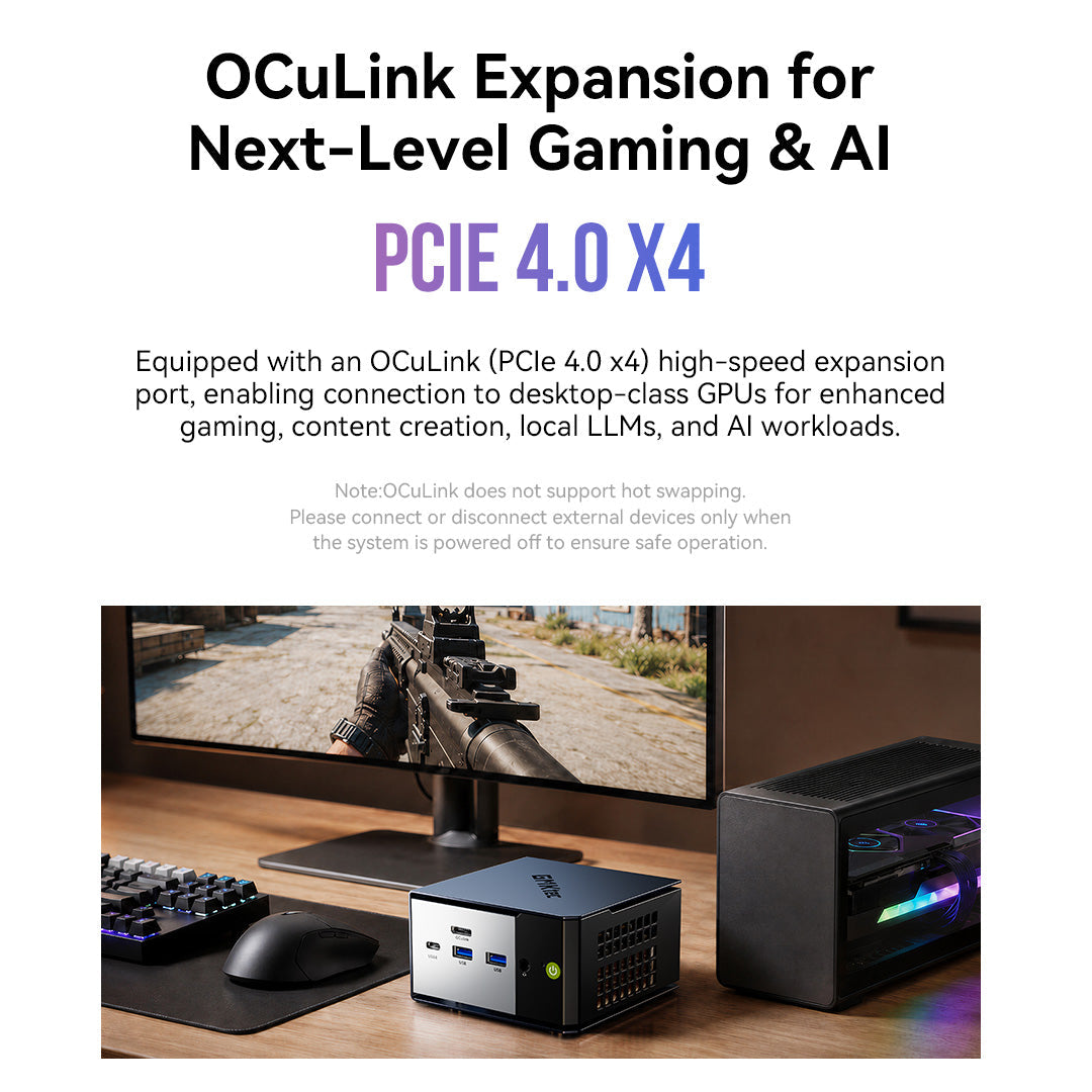 GMKtec EVO-X1 Pro Mini PC con IA AMD Ryzen™ AI 9 HX 470