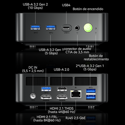 GMKtec NucBox K17 Plus Mini PC con IA Intel® Core™ Ultra 7 258V
