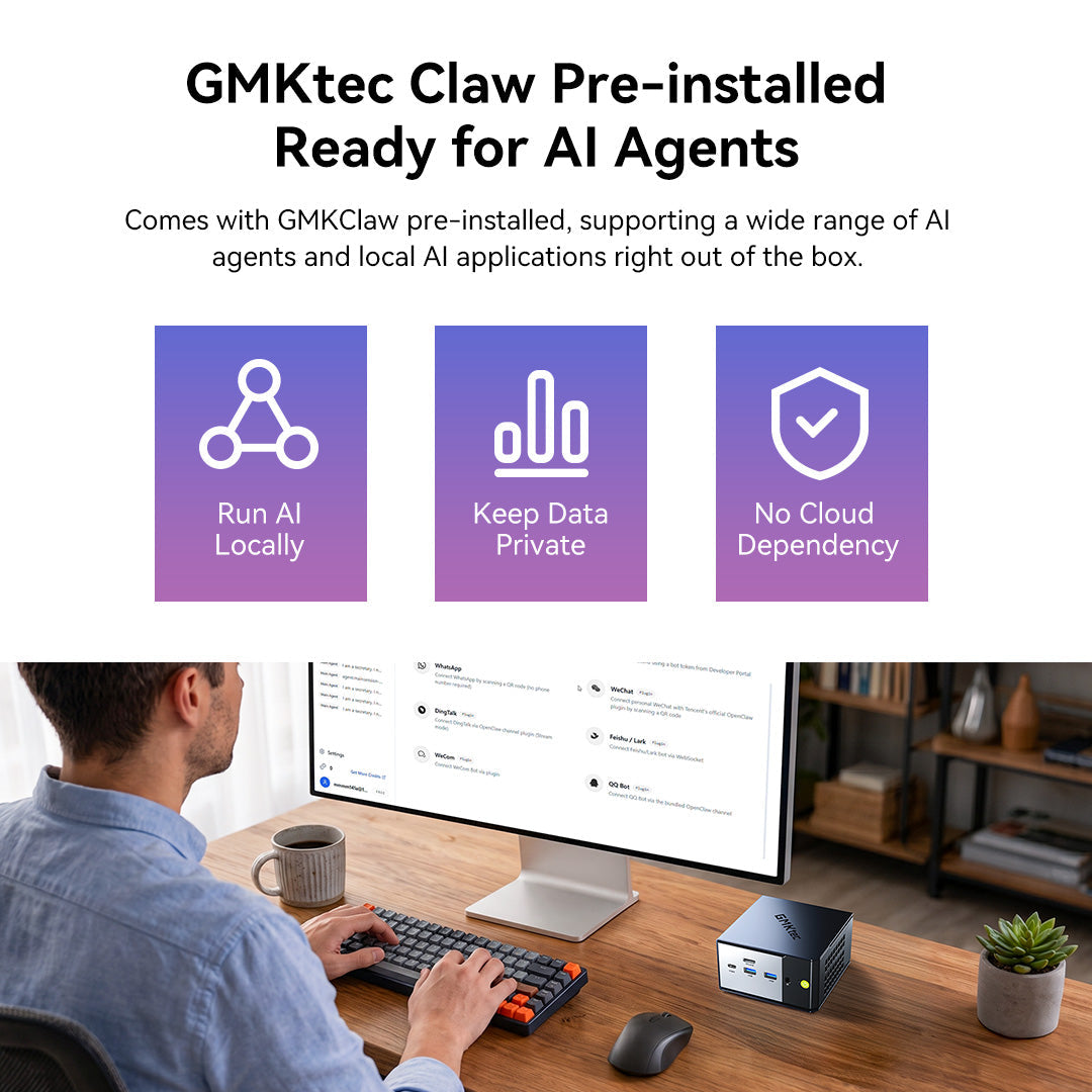 GMKtec EVO-X1 Pro Mini PC con IA AMD Ryzen™ AI 9 HX 470