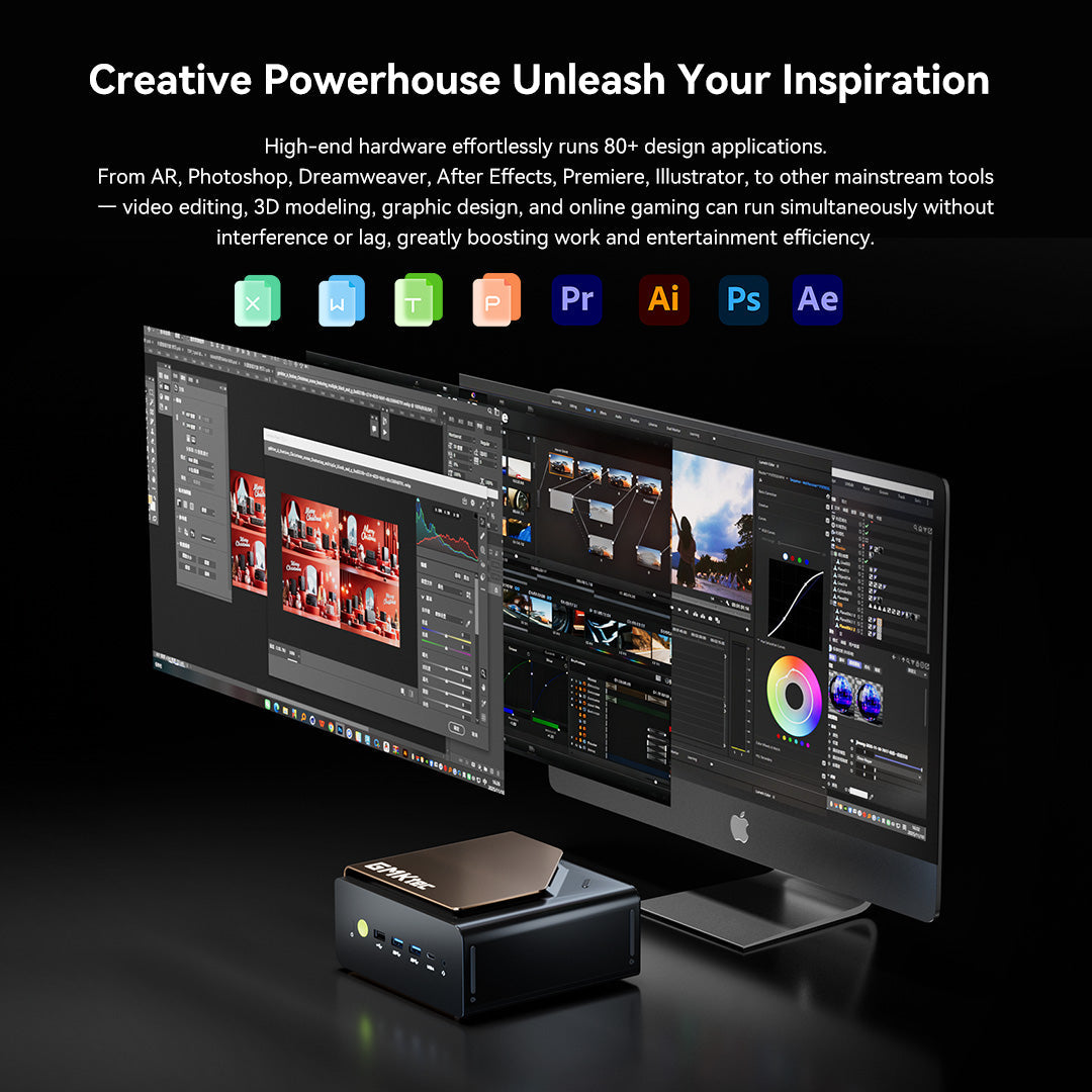 GMKtec EVO-T2 Mini PC con IA Intel® Core™ Ultra X9 388H / X7 358H