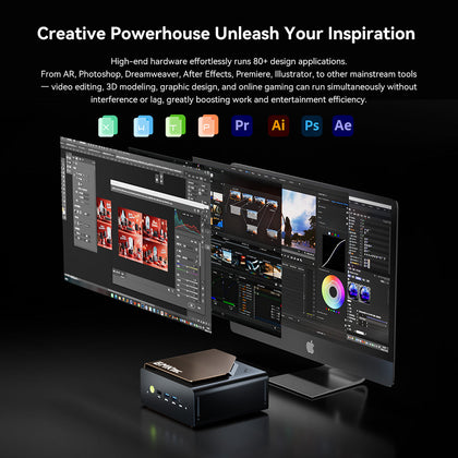 GMKtec EVO-T2 Mini PC con IA Intel® Core™ Ultra X9 388H / X7 358H