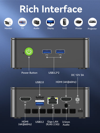GMKtec NucBox G3S Mini PC Intel® N95