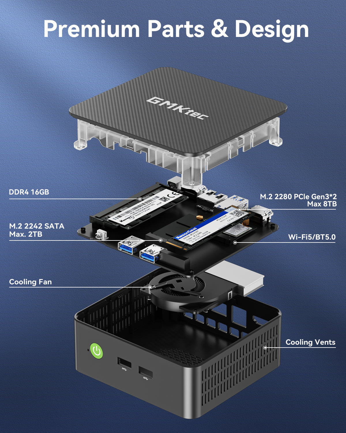 GMKtec NucBox G3S Mini PC Intel® N95
