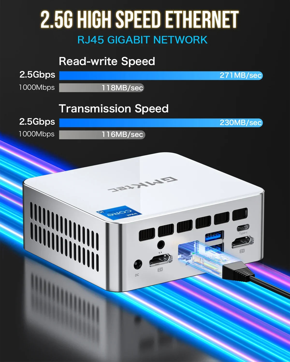 GMKtec NucBox M3 Mini PC Intel® Core™ i5-12450H