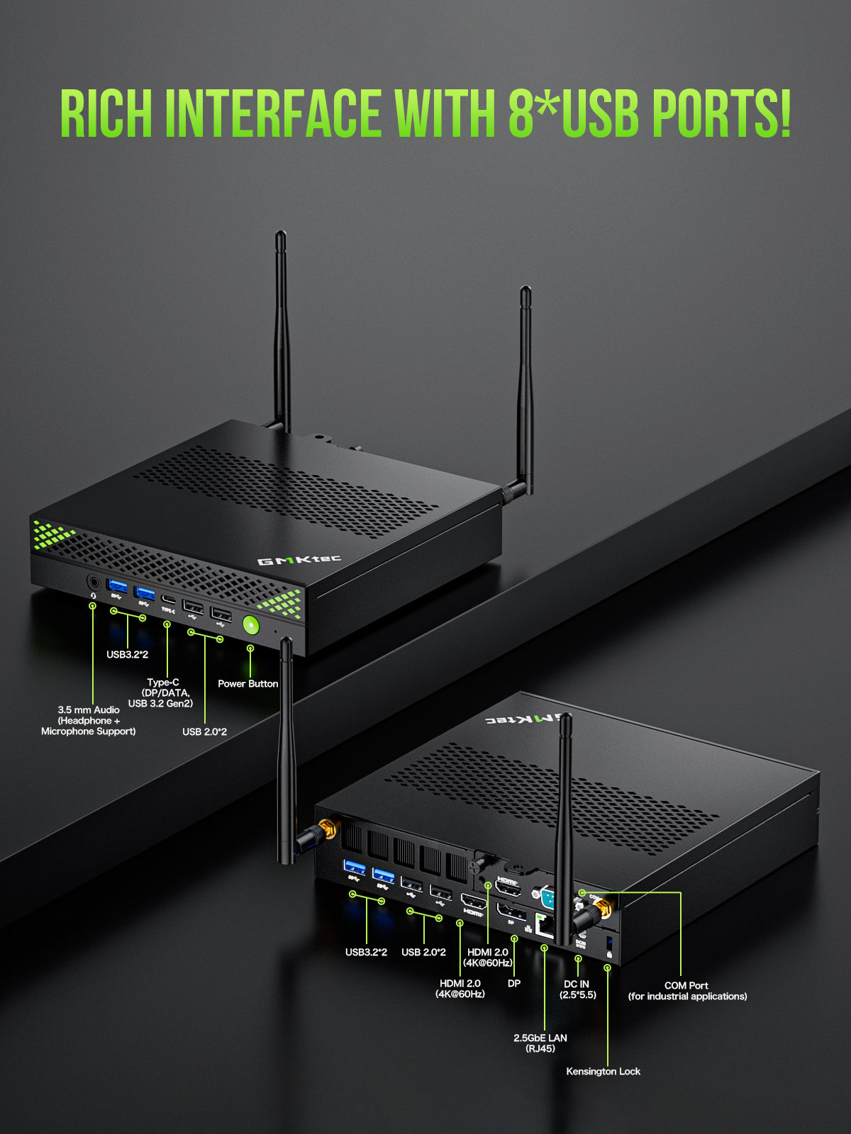 GMKtec NucBox K10 Mini PC Intel® Core™ i9-13900HK
