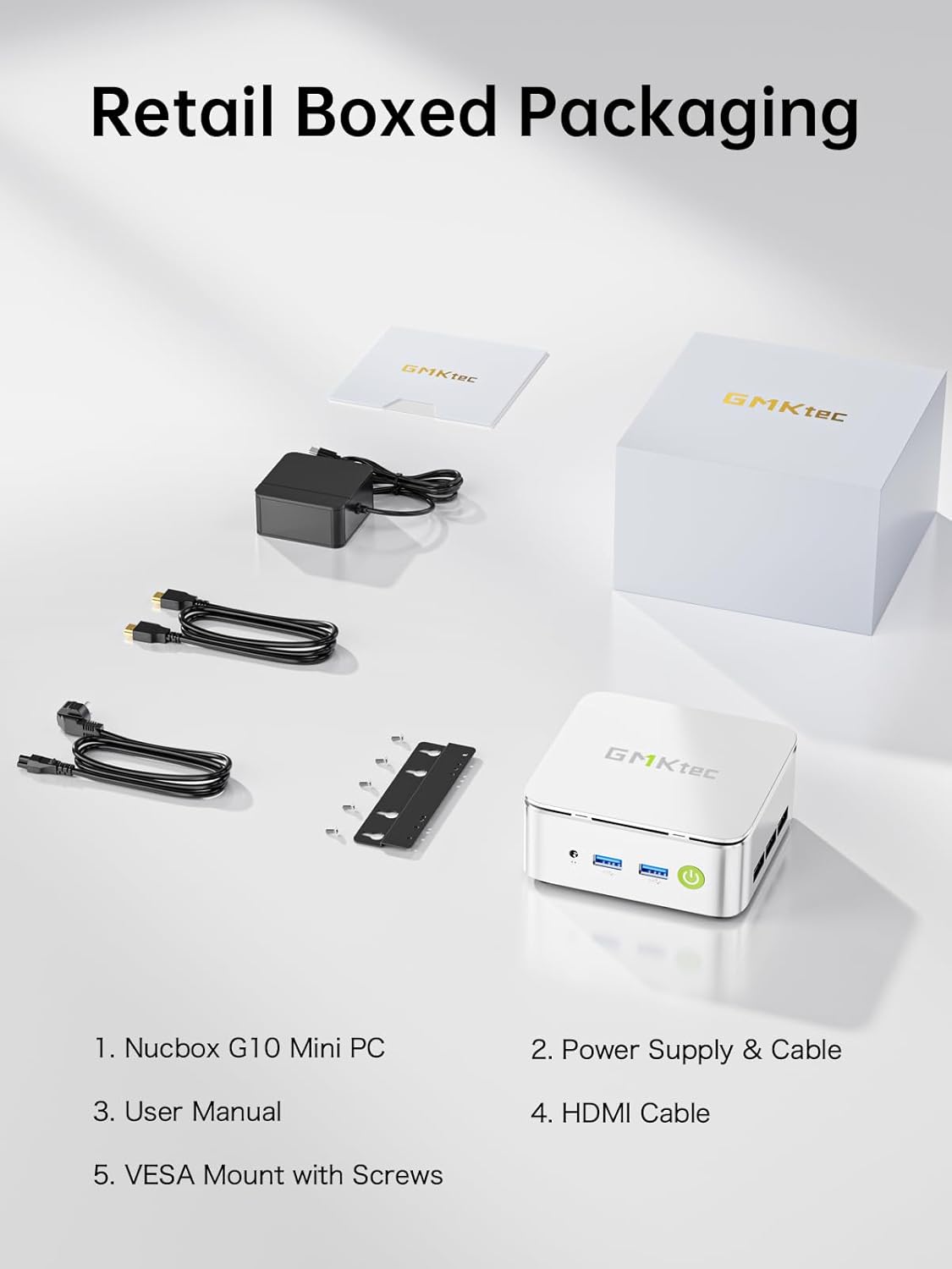 GMKtec NucBox G10 Mini PC AMD® Ryzen™ 5 3500U