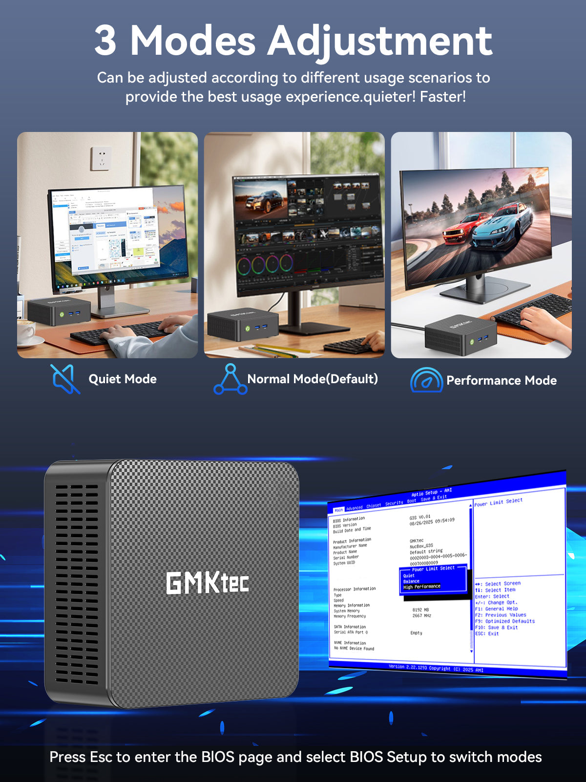 GMKtec NucBox G3S Mini PC Intel® N95