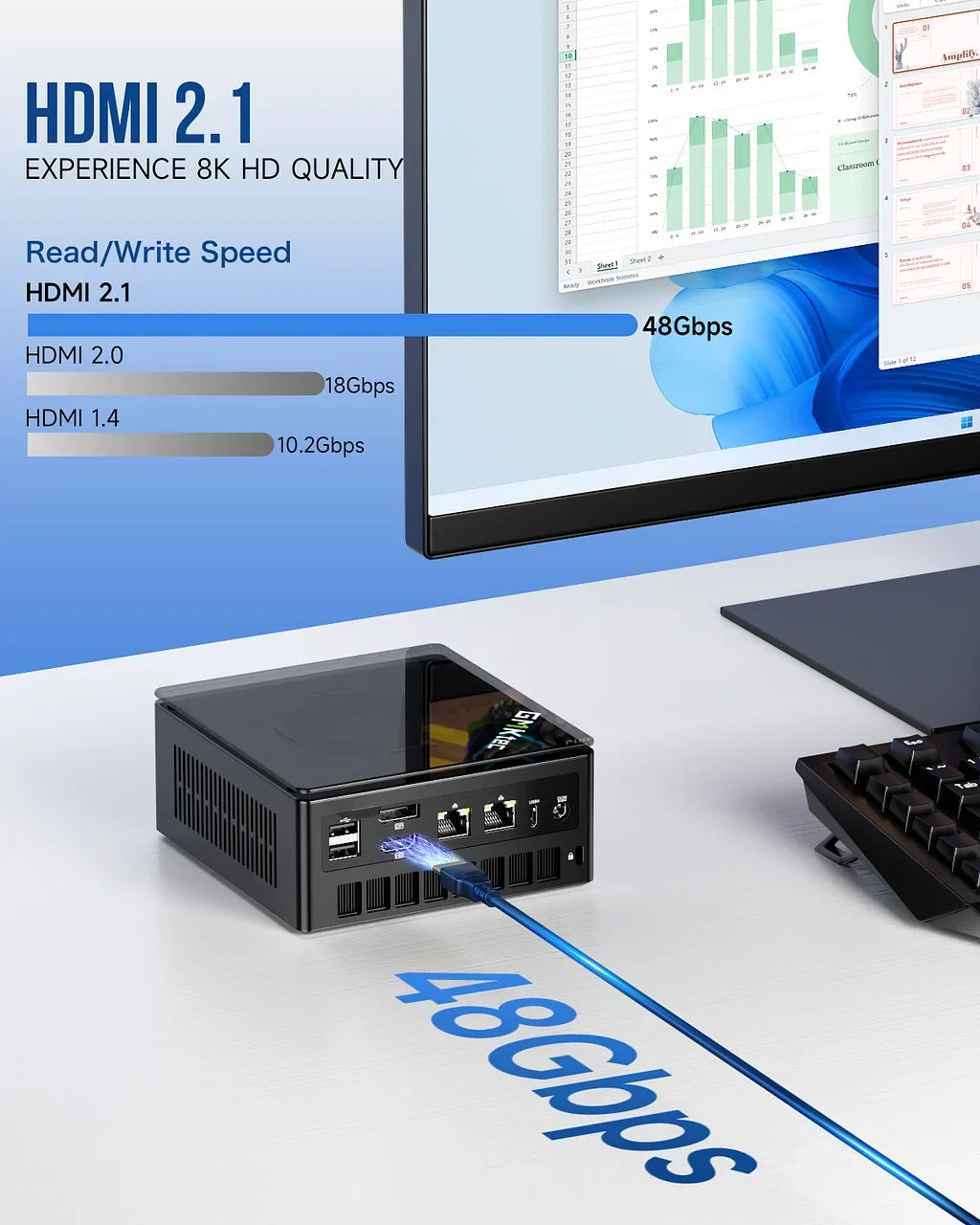 GMKtec NucBox K8 Plus Mini PC AMD Ryzen™ 7 8845HS