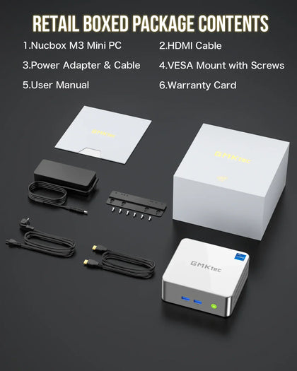 GMKtec NucBox M3 Mini PC Intel® Core™ i5-12450H