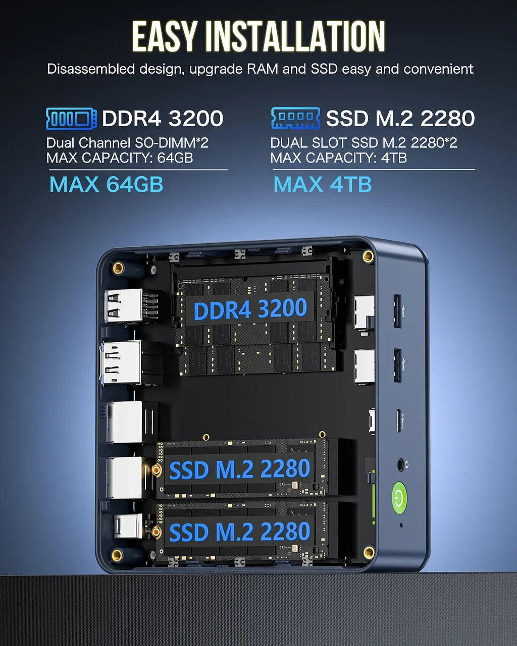 GMKtec NucBox M5 Plus Mini PC AMD Ryzen™ 7 5825U