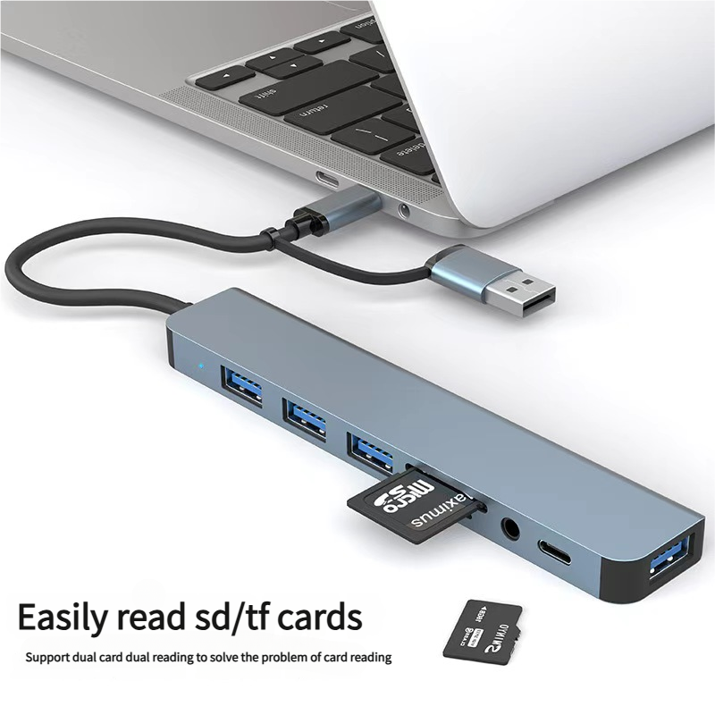 GMKtec Estación de acoplamiento USB 8 en 1