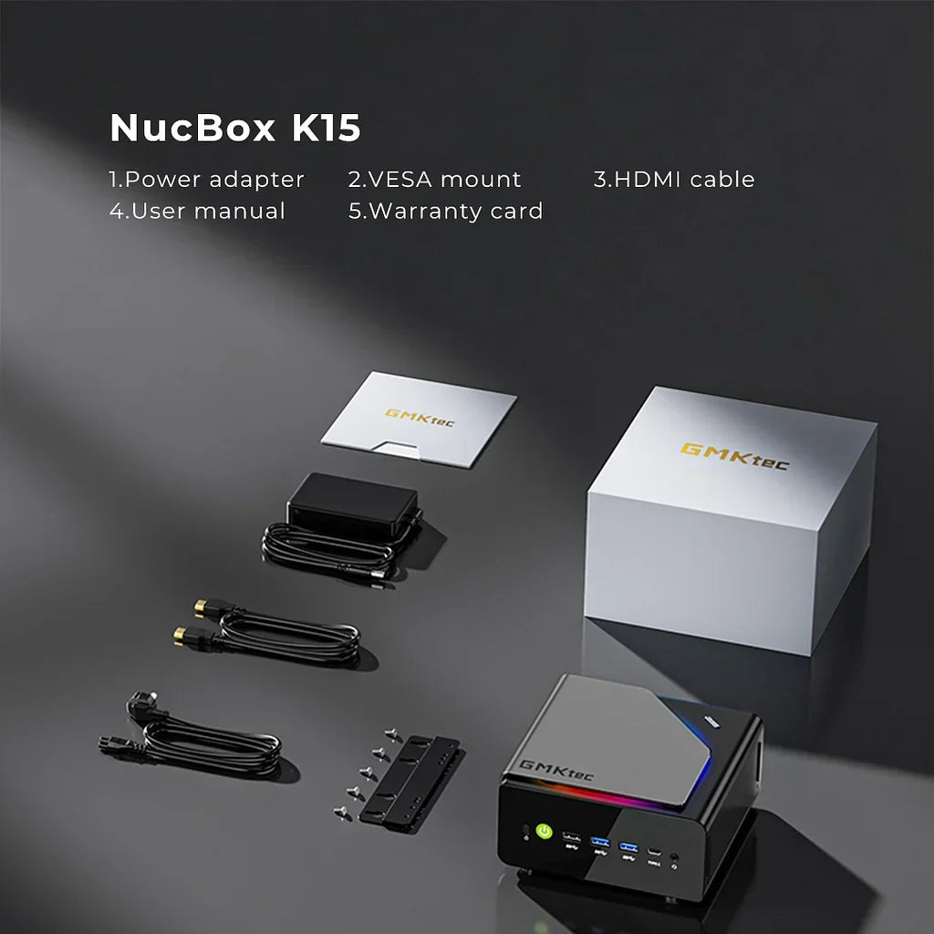 GMKtec NucBox K15 Mini PC con IA Intel® Core™ Ultra 5 125U