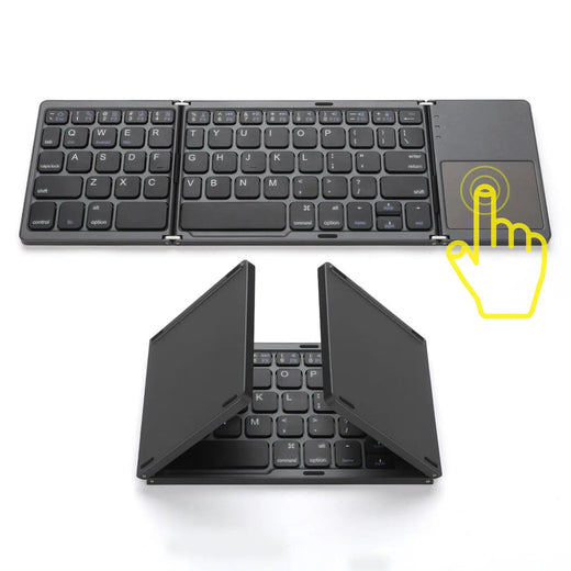 GMKtec Mini teclado Bluetooth plegable con panel táctil