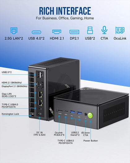 GMKtec NucBox K8 Plus Mini PC AMD Ryzen™ 7 8845HS